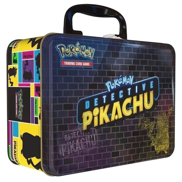 Pokémon TCH Detective Pikachu Collector Treasure Chest Lunch Box